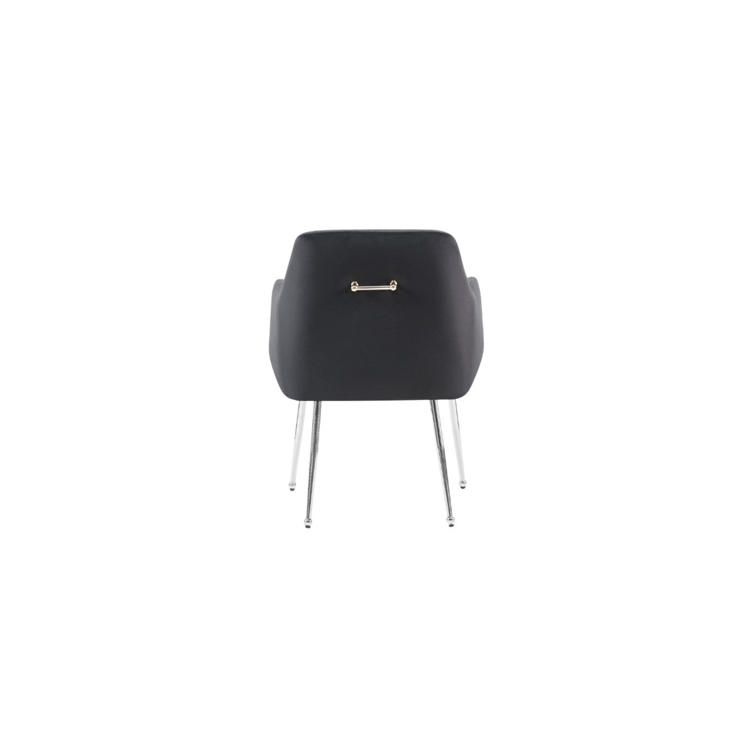 CHAIR MILA  VC802B SILVER + BLACK CROCO