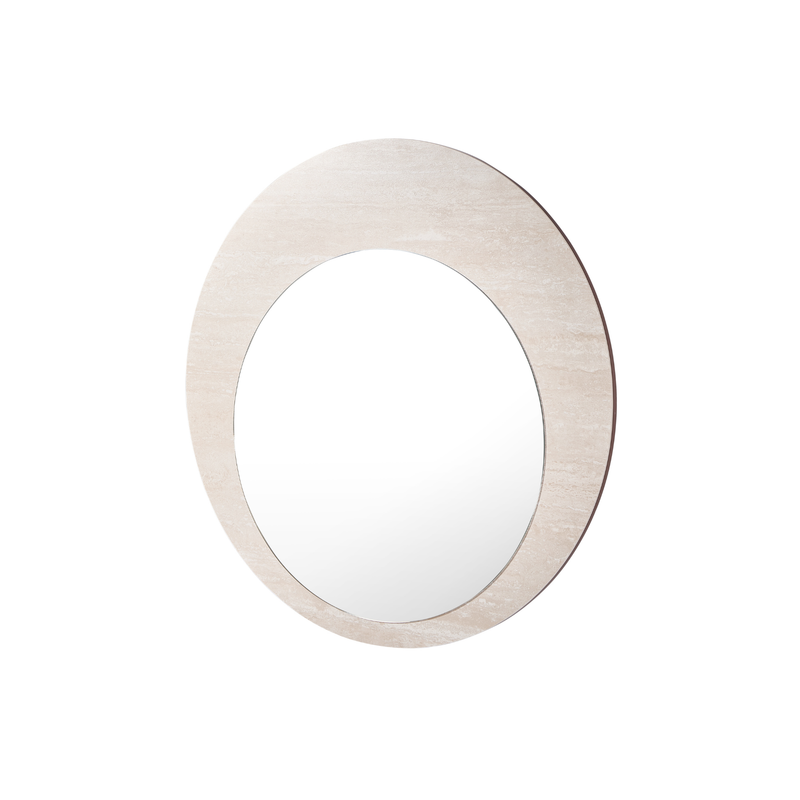 AQUA SPIEGEL BEIGE KERAMIEK 120 ROND&quot;