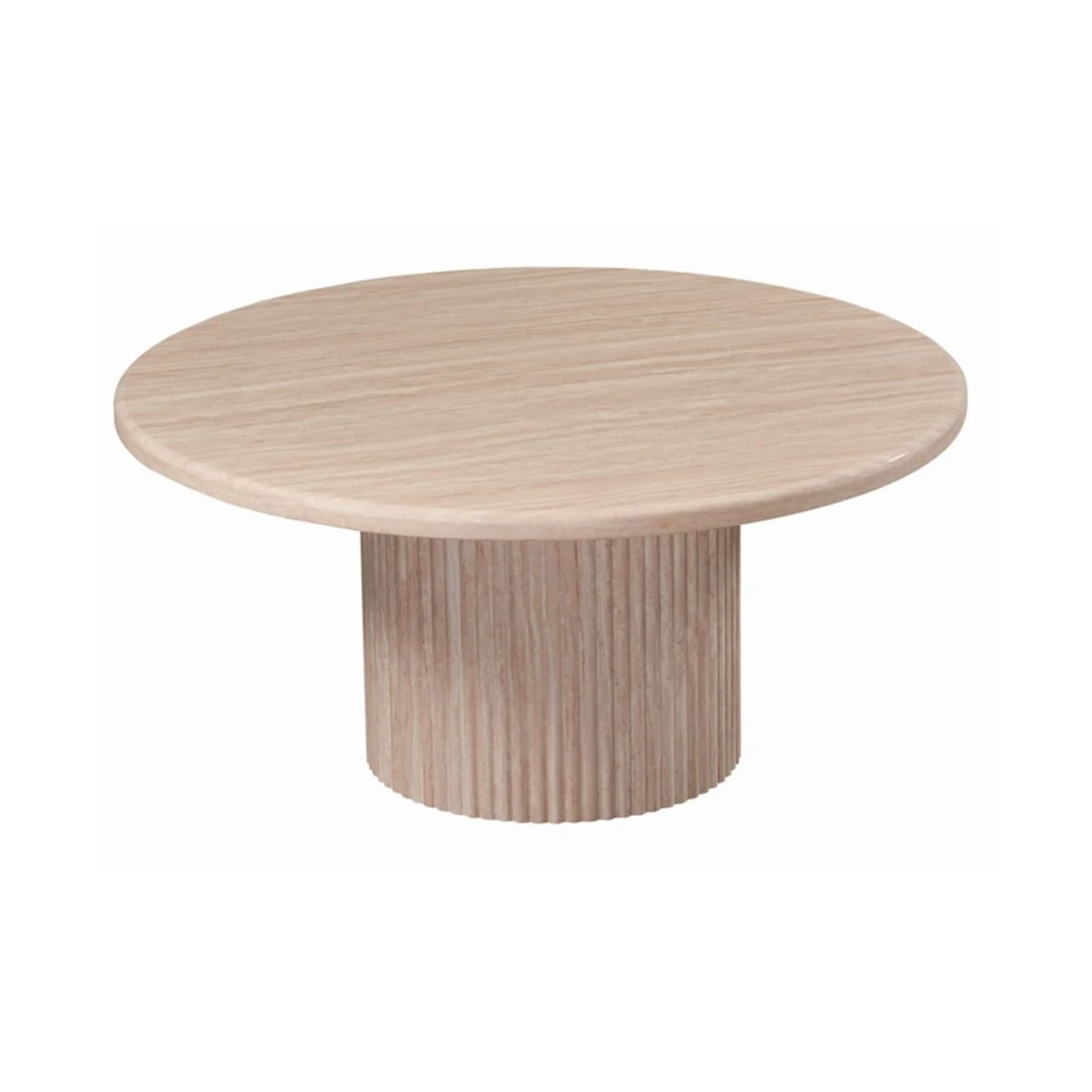 FLINTSTONE COFFEE TABLE MARBLE TOP 100 ROND