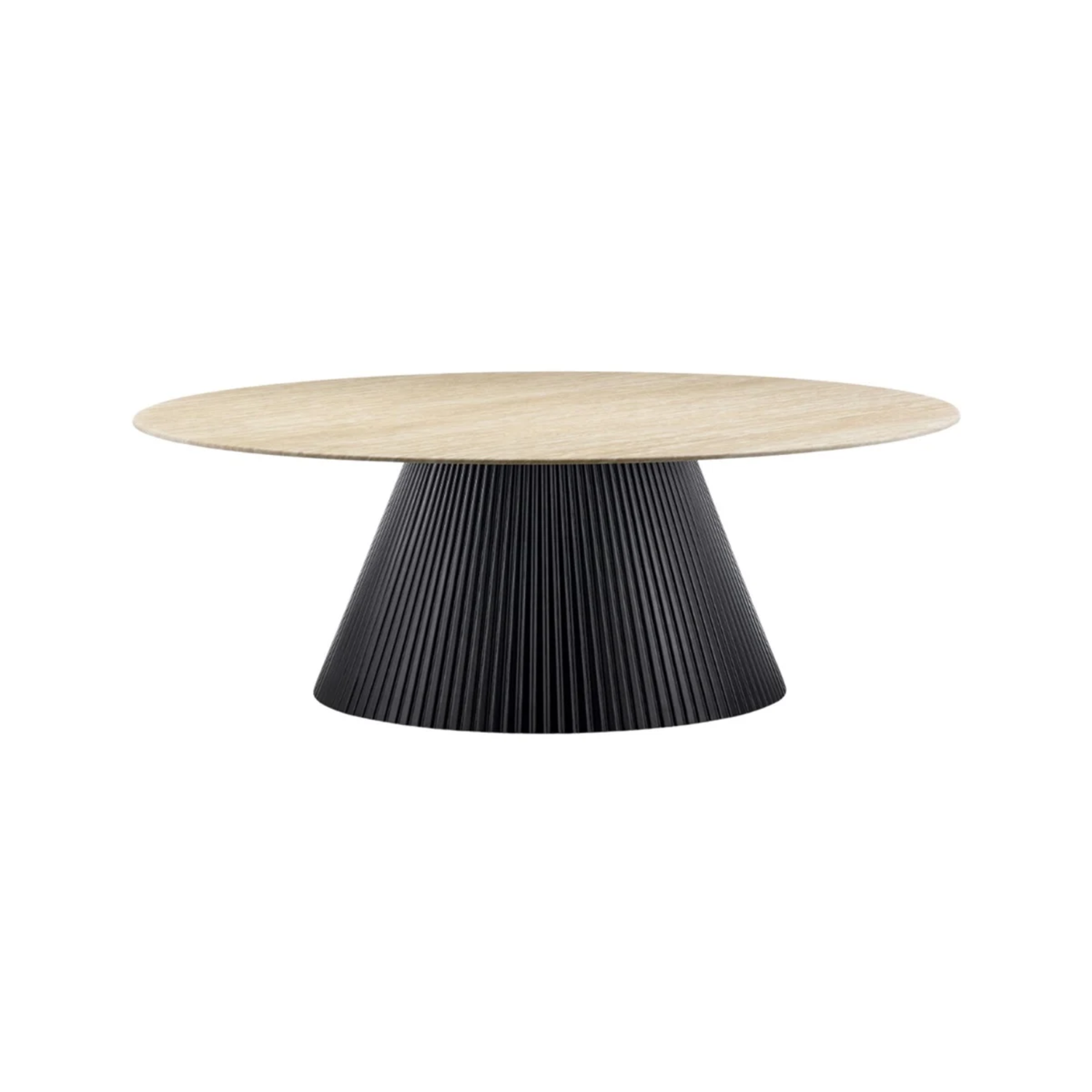 KIMBERLY BLACK CT 110 ROND  FLINTSTONE FAUX  MARBLE TOP