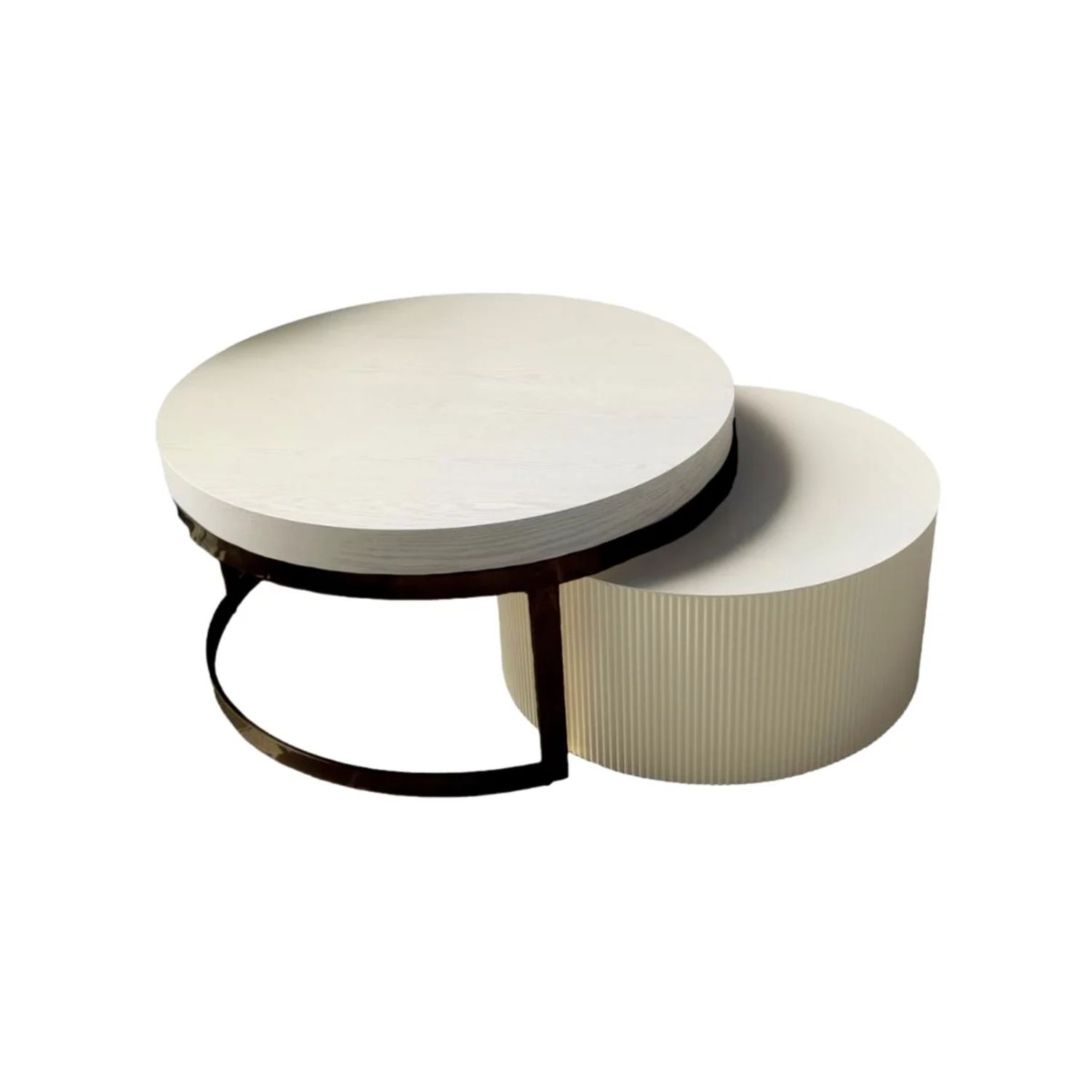 FOX CREAM PLAIN VENEER 90/70 AROUND BLACK