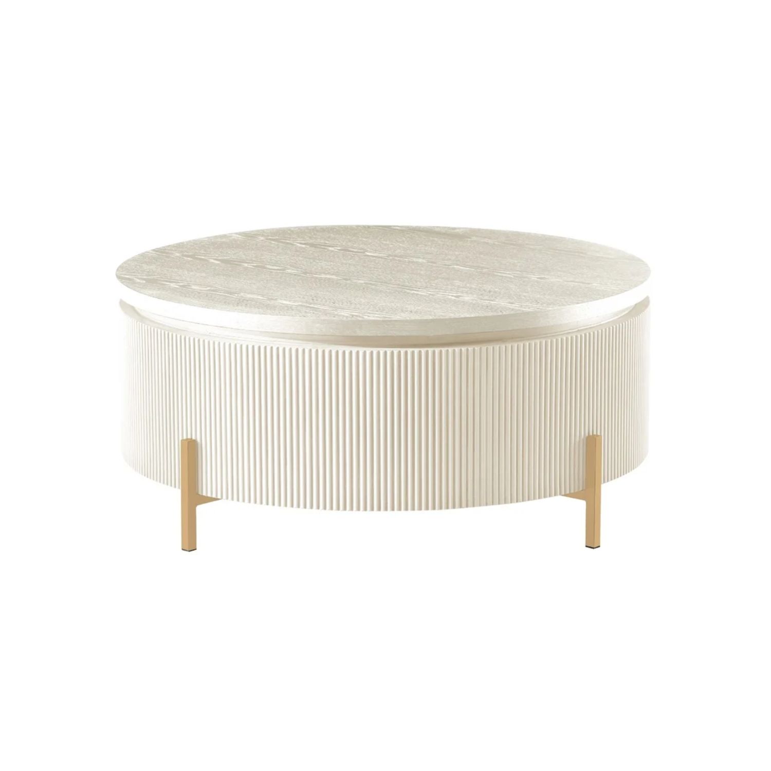 FOSTER CT CREAM VENEER PLAIN 100 AROUND GOLD