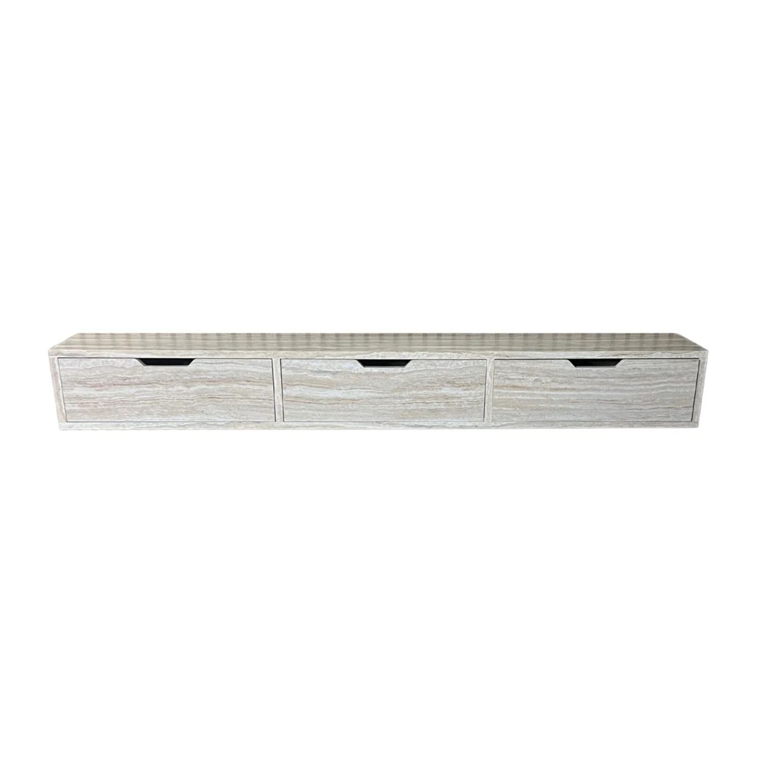 WALL CABINET FLINTSTONE VENEER PLAIN 160X24X20