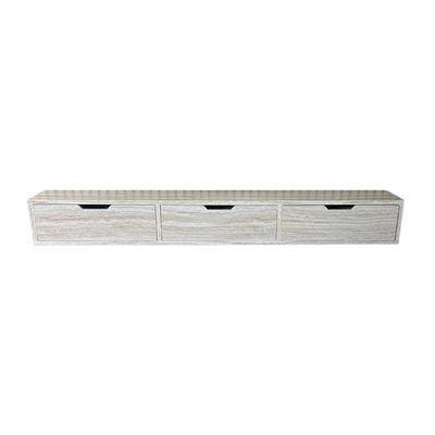 WALL CABINET FLINTSTONE VENEER PLAIN 160X24X20