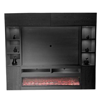 BLACK VENEER PLAIN CINEWALL 280X220X30