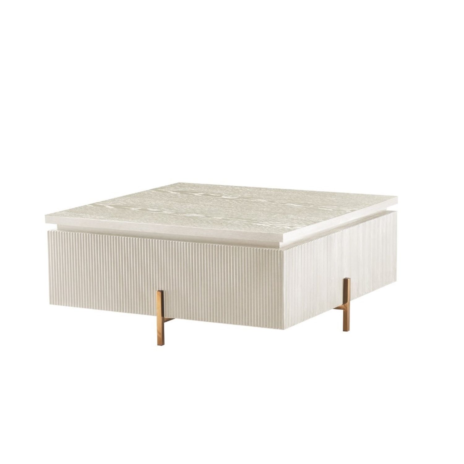 FOSTER CT CREAM VENEER PLAIN 100X100X45 GOLD