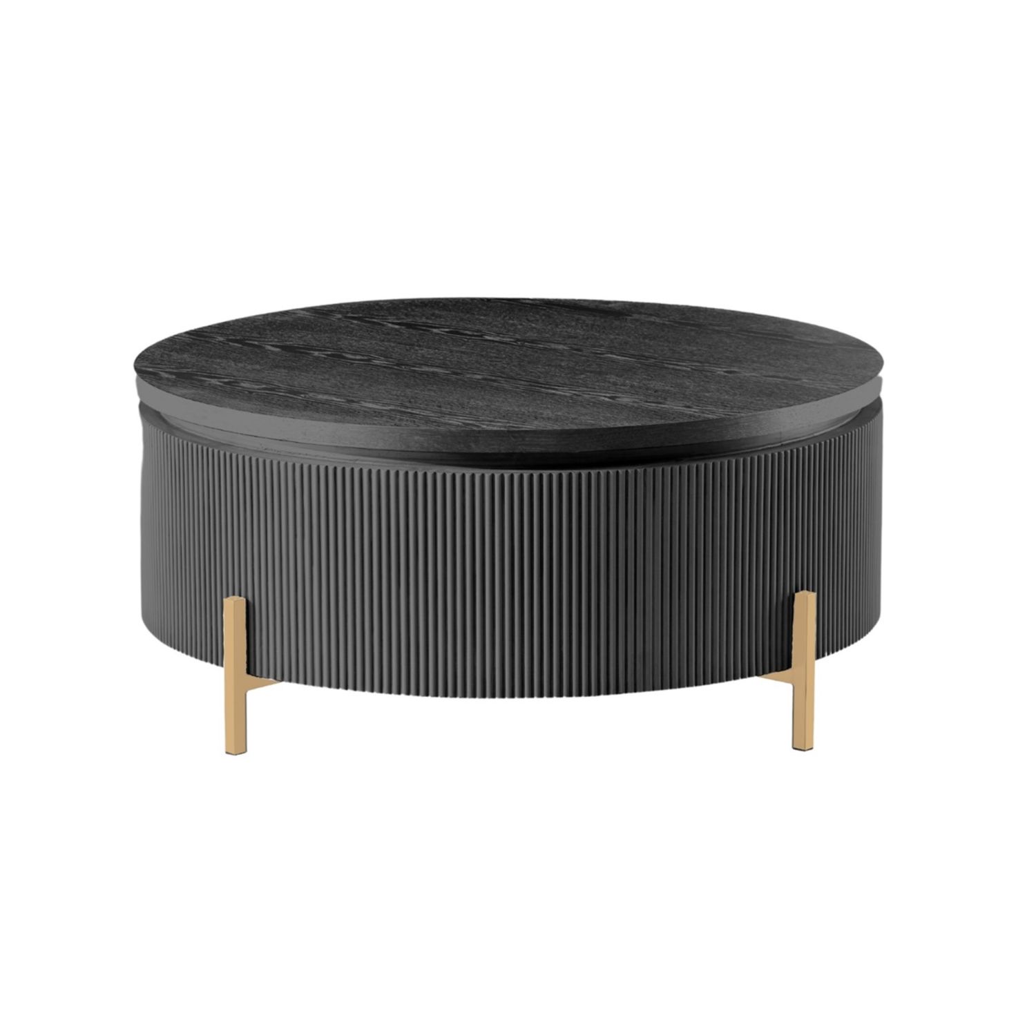 FOSTER CT BLACK VENEER PLAIN 100 AROUND GOLD