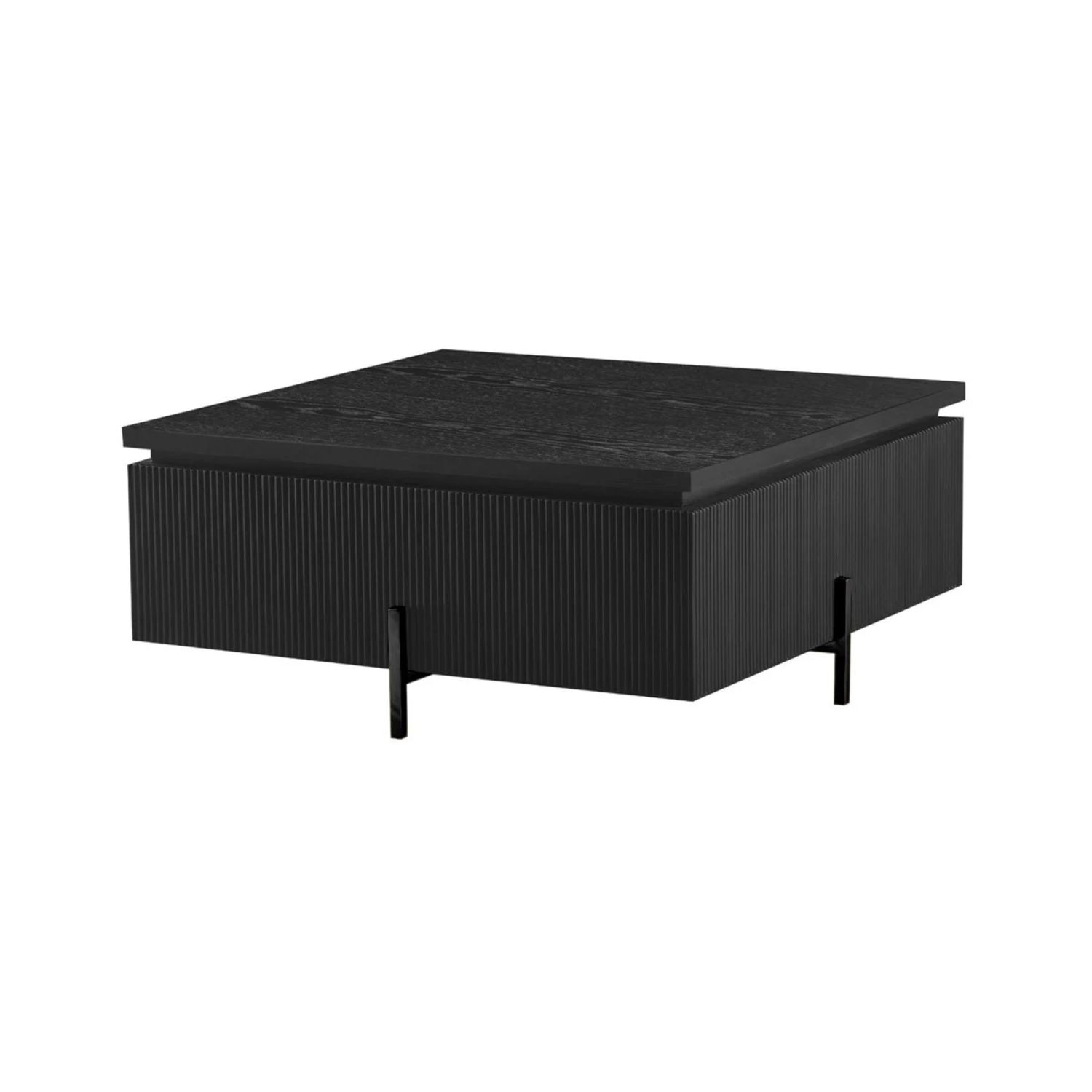 FOSTER CT BLACK VENEER PLAIN 100X100X45 BLACK