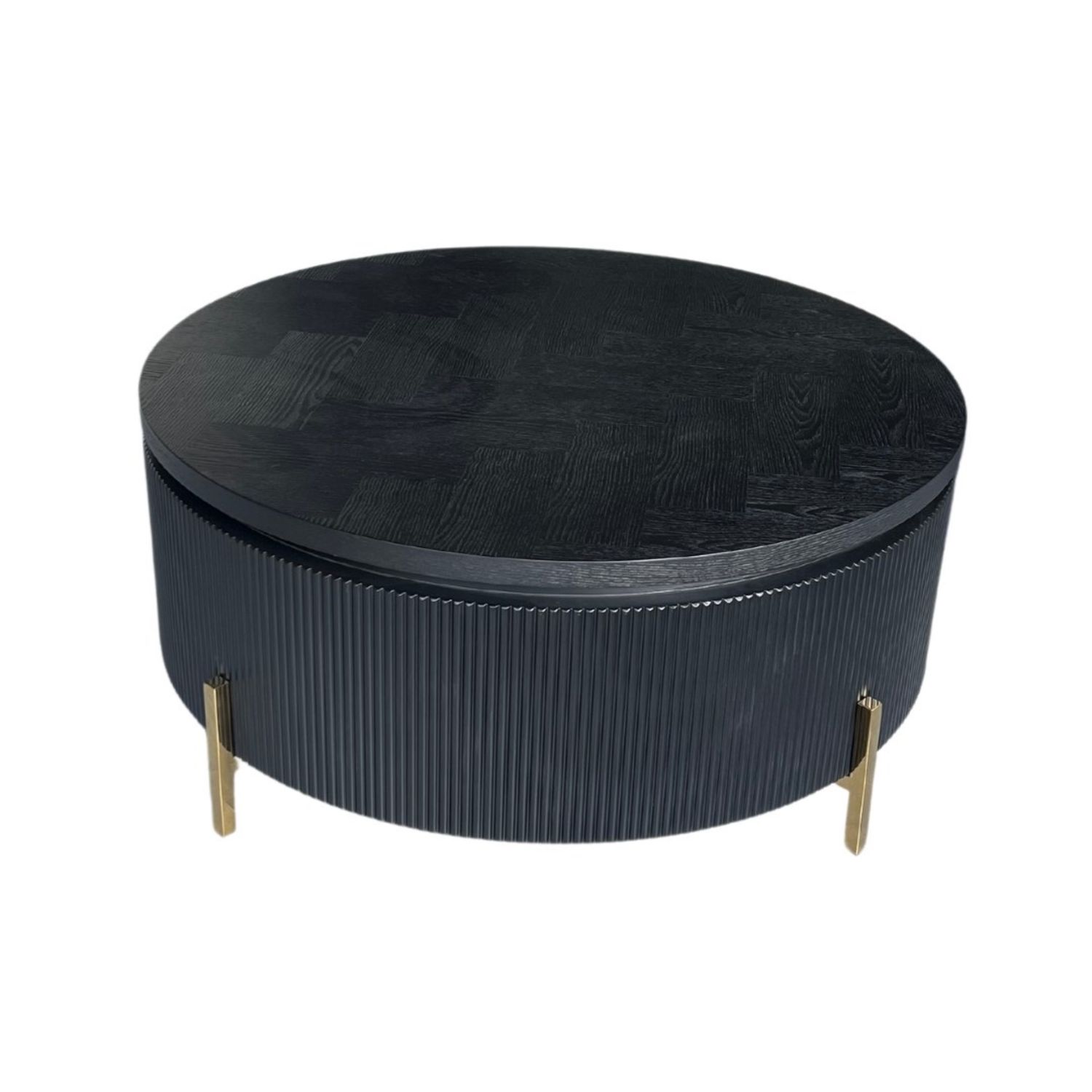 FOSTER CT BLACK VISGRAAT PLAIN 100 AROUND GOLD
