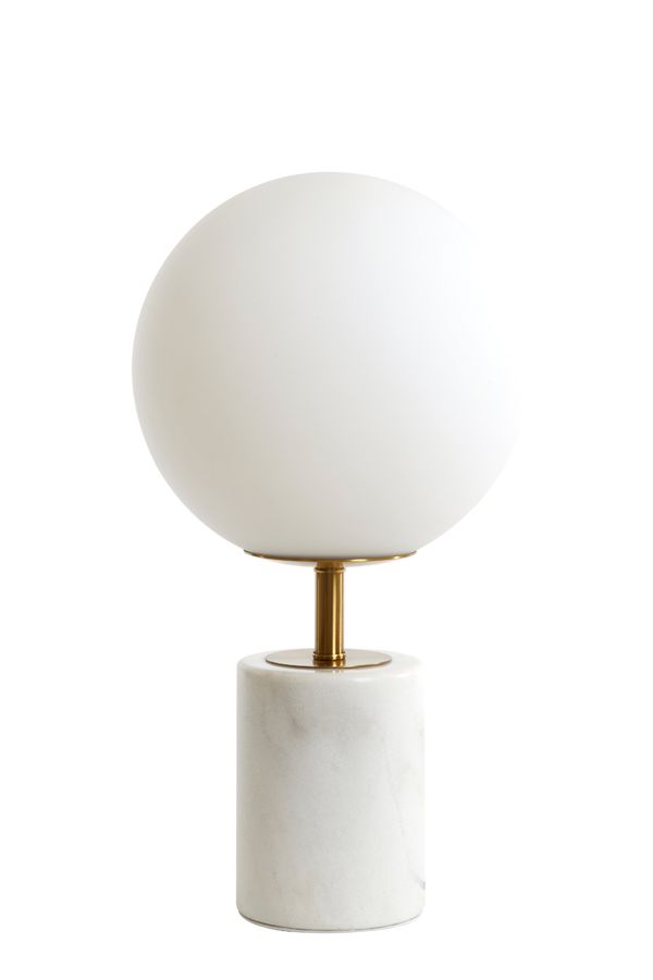 Tafellamp Medina - Wit - Ø25cm