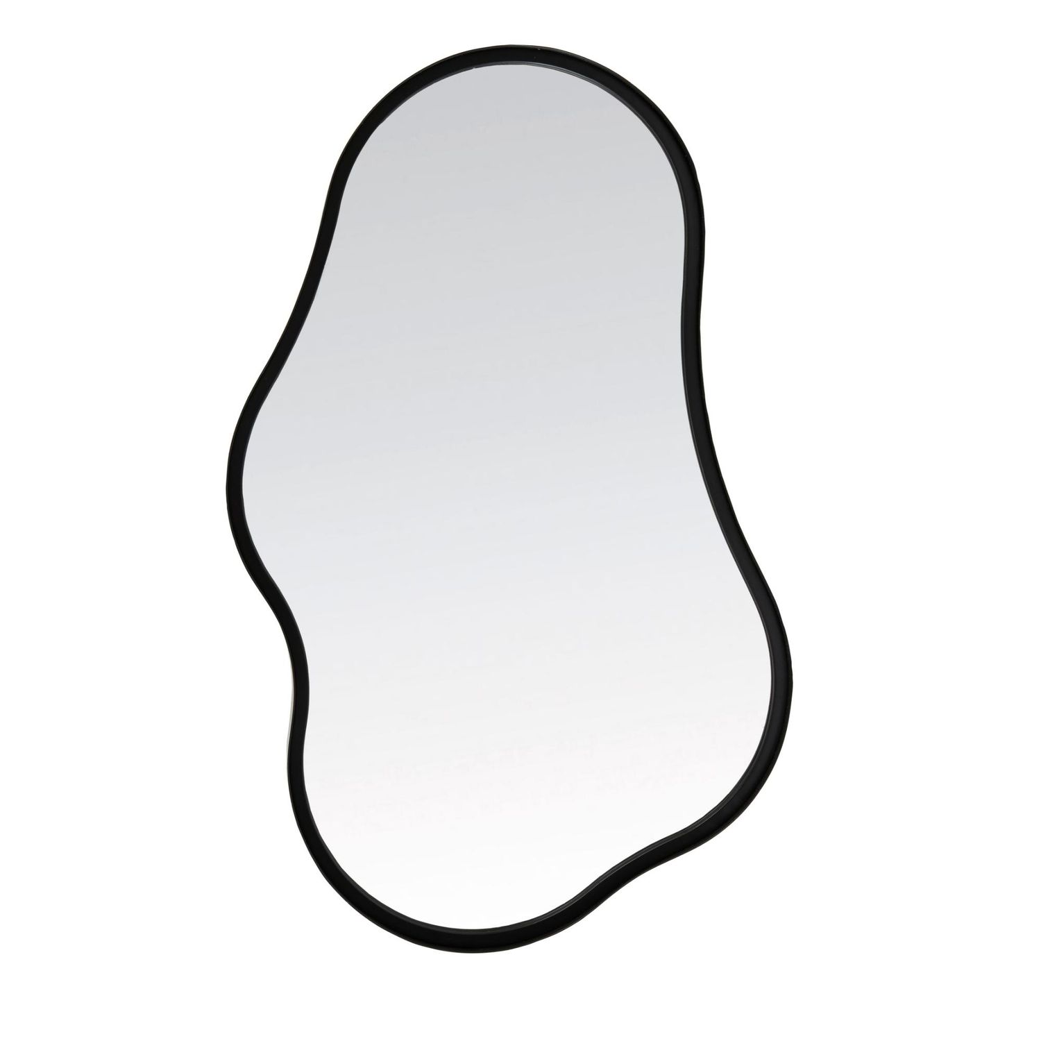 Spiegel Levu - Mat zwart - 39x4x59.5cm