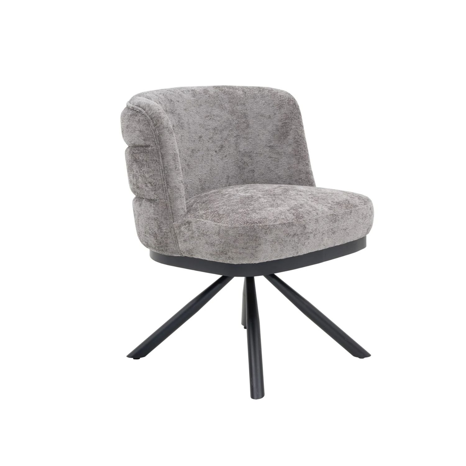 CHAIR CORFU ZB-5692 BLACK LEGS  FY2415 NO-10 GREY