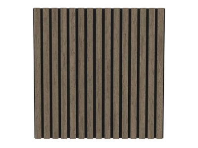 Akupanel Eiken Walnoot 60 x 60 cm Lattenwand Akoestische wandpanelen