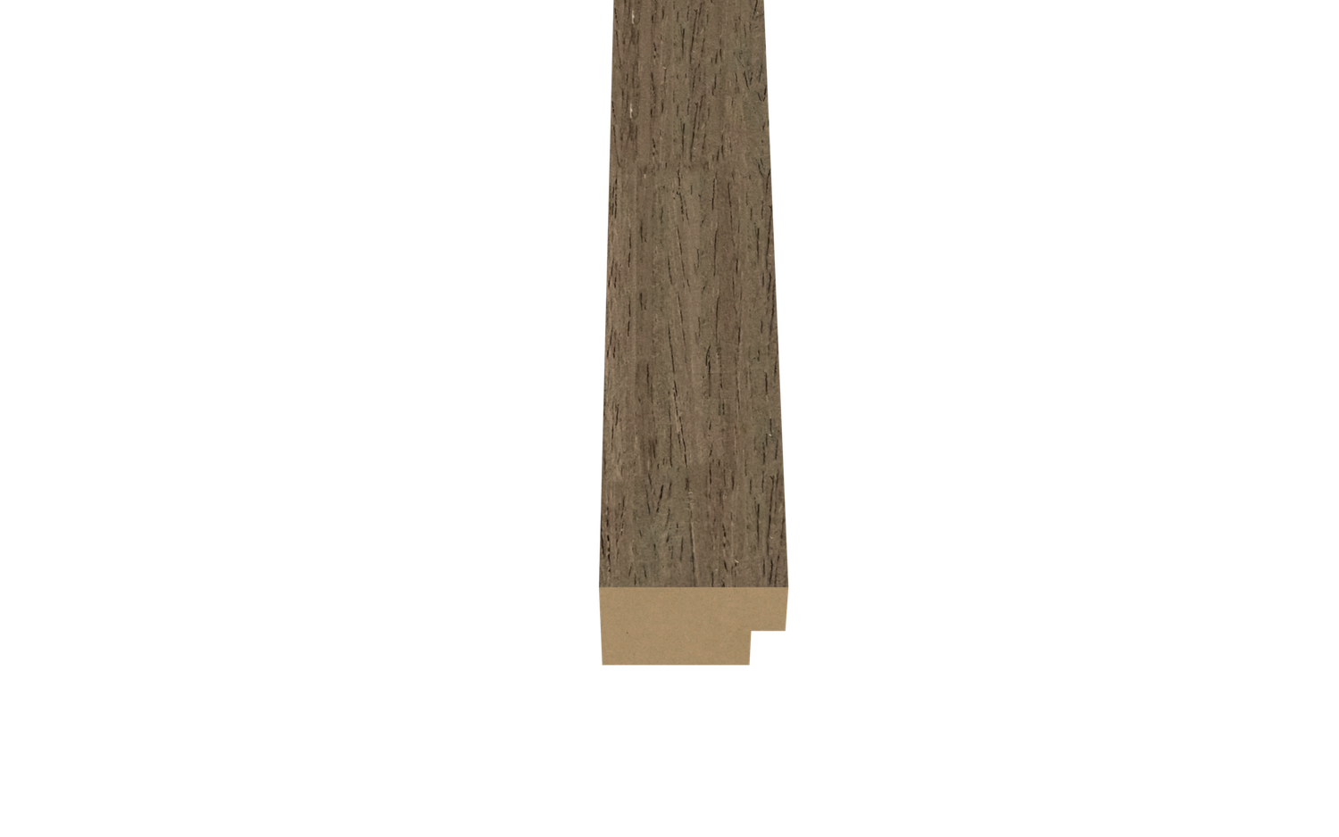 Eindlat Walnoot - Afwerklijst - Afwerklat - 270 cm