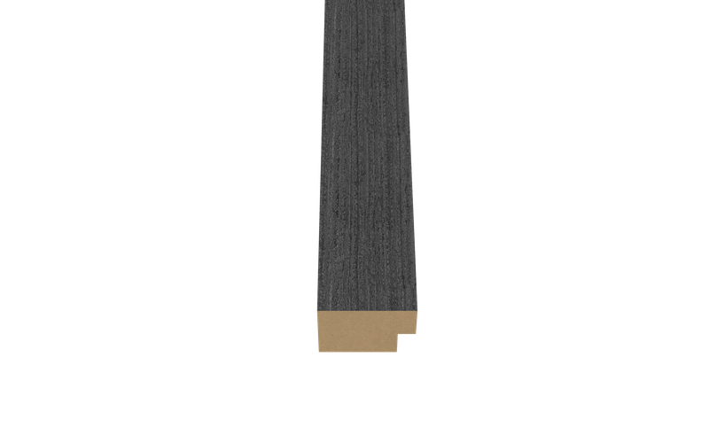 Eindlat Zwart - Afwerklijst - Afwerklat - 270 cm