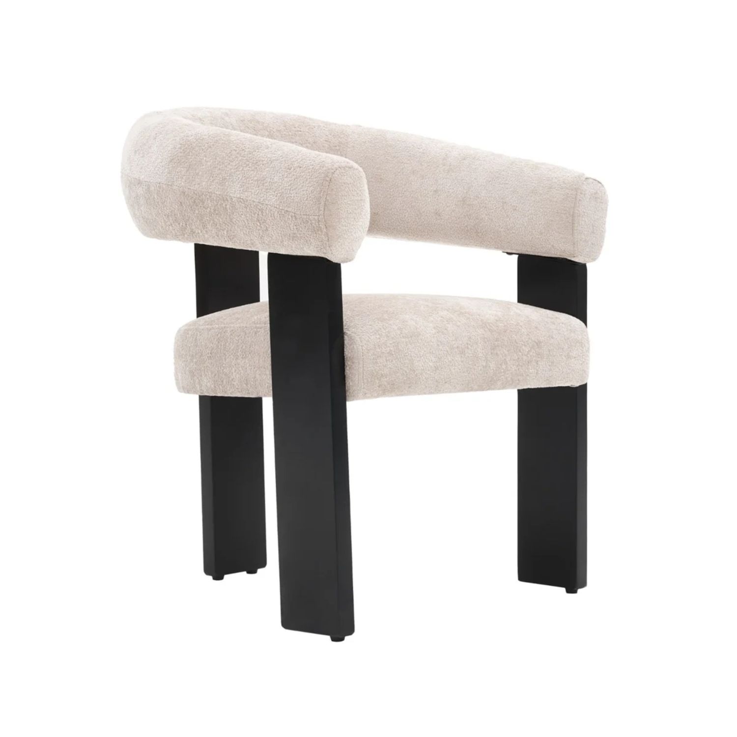 CHAIR SARA ZB-5698 BLACK LEGS FY2415 NO-6 TAUPE