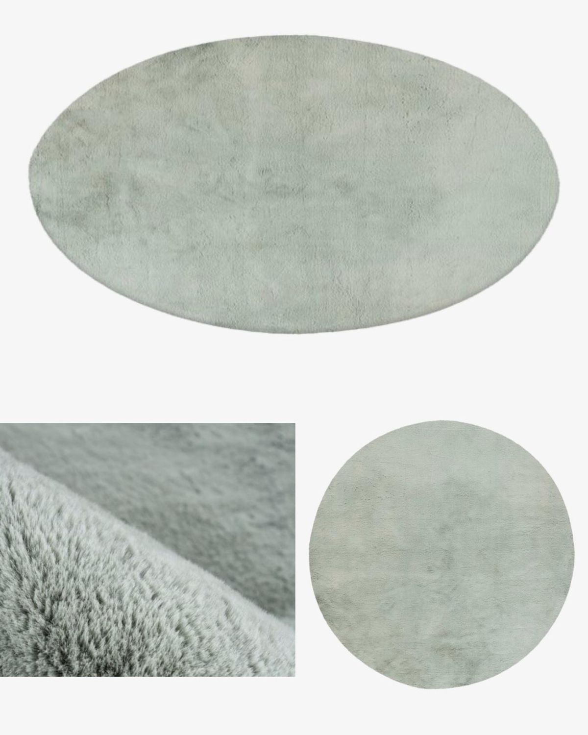 Heaven fluffy vloerkleden verschillende kleuren &amp; maten 120/160/200 cm rond