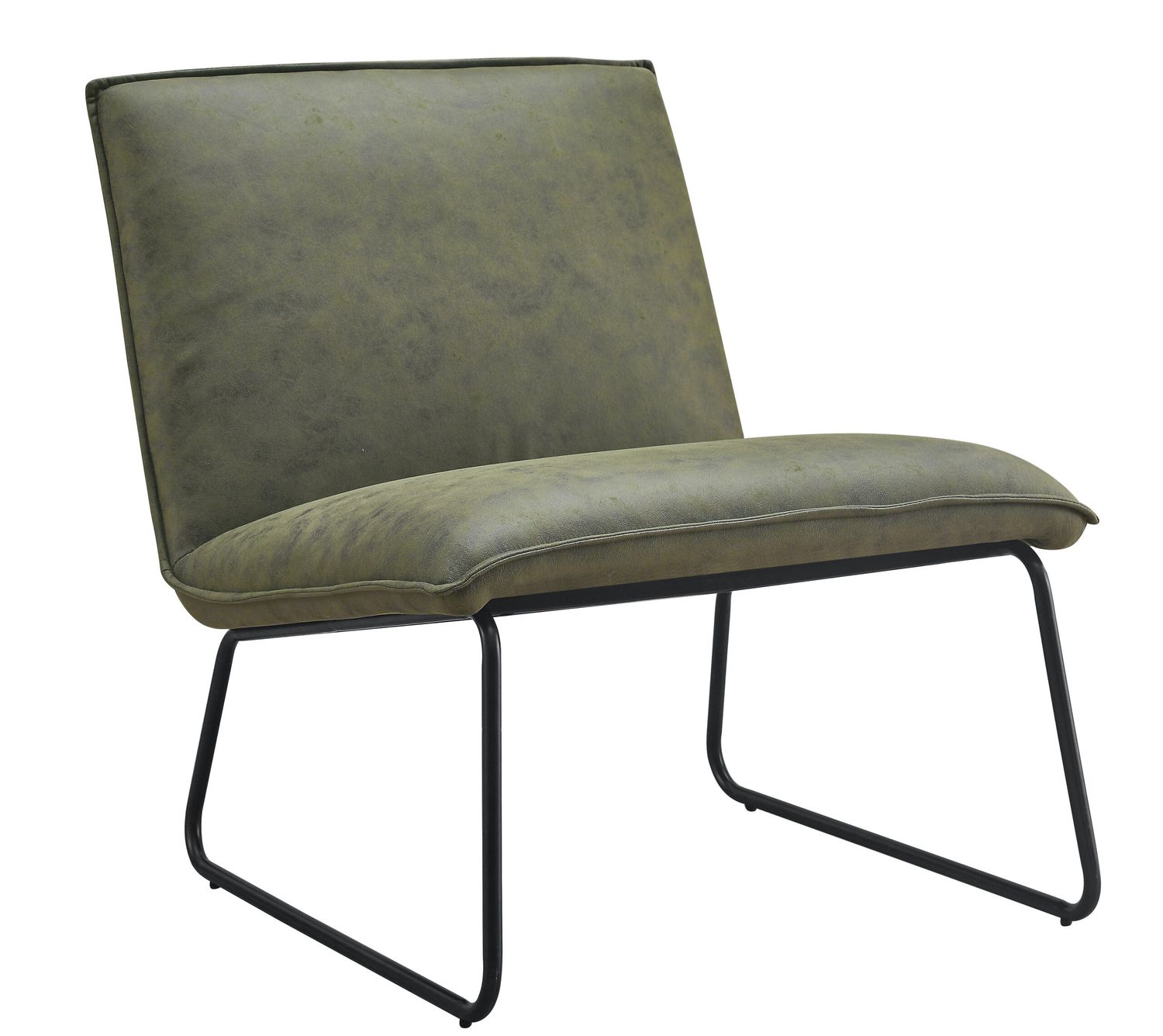 Fauteuil James - Microleder Groen