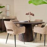 Mokka Ronde Eettafel Donkerbruin - Ø150cm