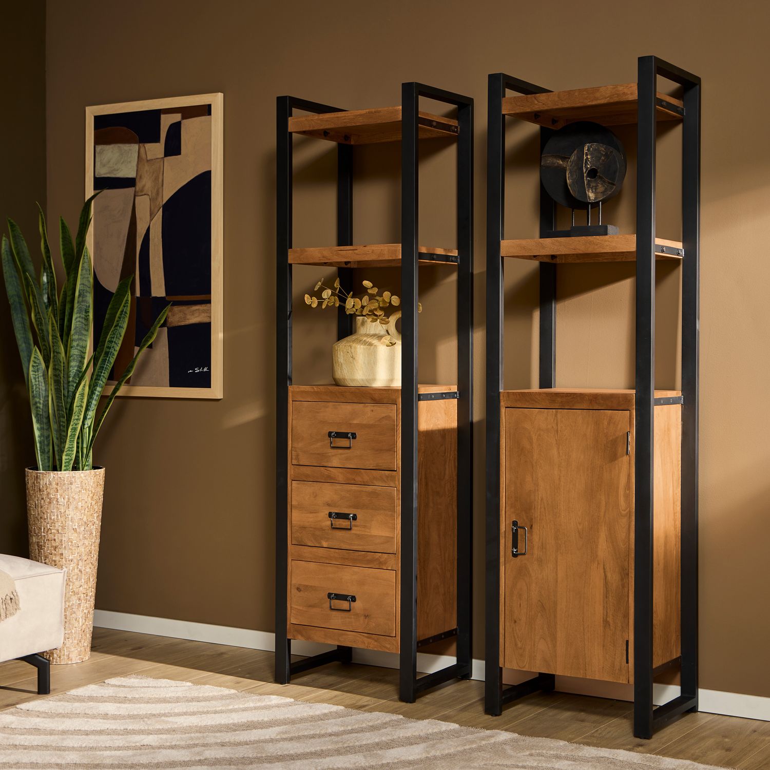 Boekenkast Boaz | 3 lades