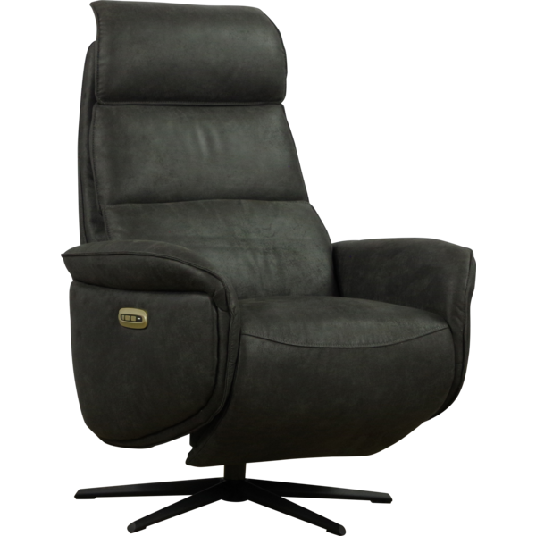 Relaxfauteuil Teye stof: Bull-67 elektrisch incl. accu (2 motorig).