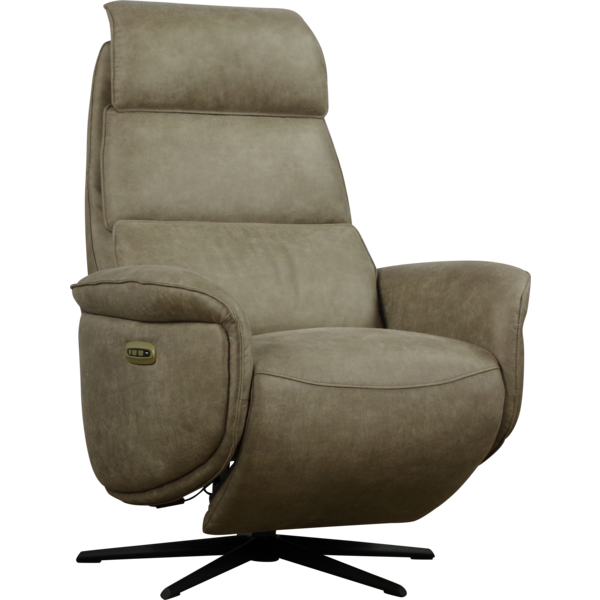 Relaxfauteuil Teye stof: Bull-84 elektrisch incl. accu (2 motorig).