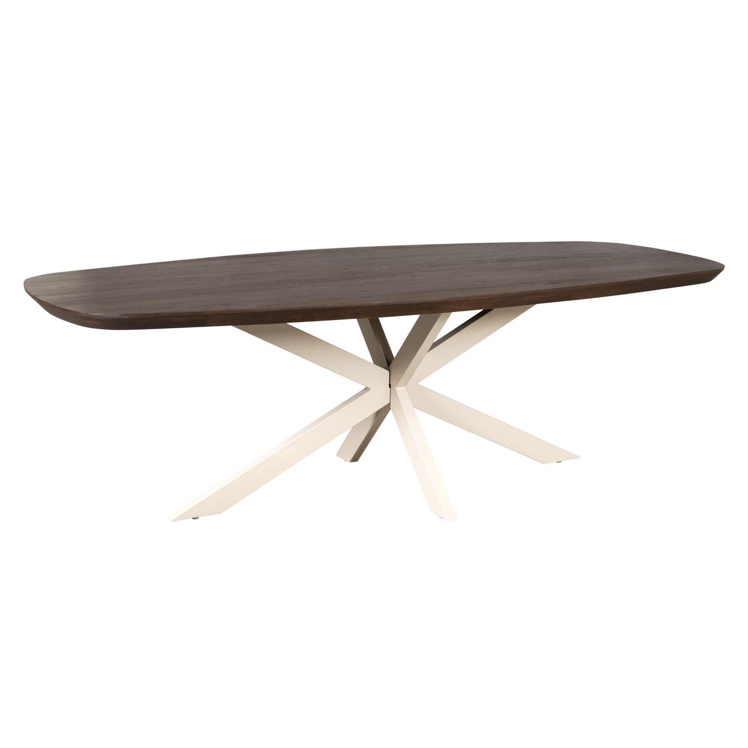 Eettafel Madison Brown | 200 cm | Deens Ovaal | Poot Sand