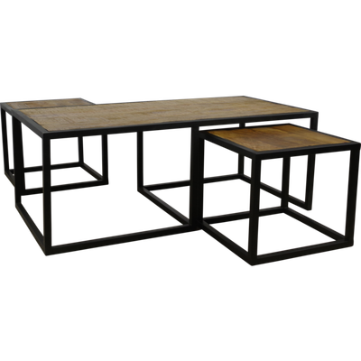 Boaz salontafel set 3 delig