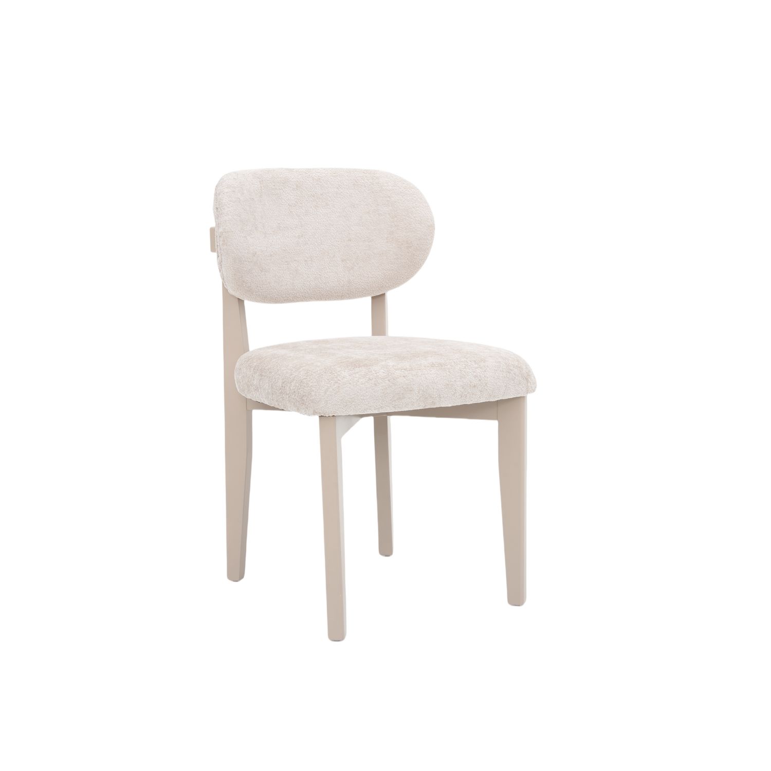 CHAIR SILLA ZB-5684 CHAMPAGNE LEGS TAUPE  FY2415-6