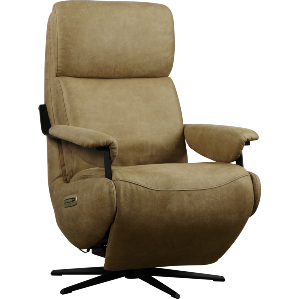 Relaxfauteuil Theo stof: Bull-10 elektrisch incl. accu (3 motorig).