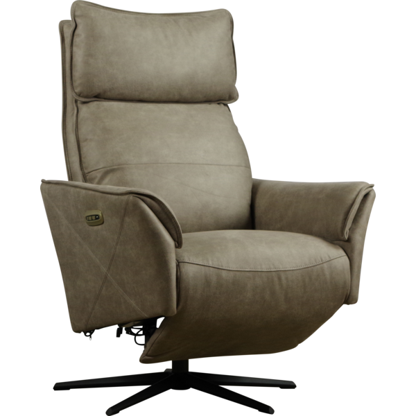 Relaxfauteuil Toon stof: Bull-84 elektrisch incl. accu (2 motorig).