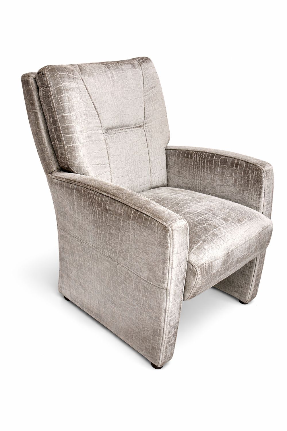 Oslo XXL eetkamerstoel, Croco Champagne