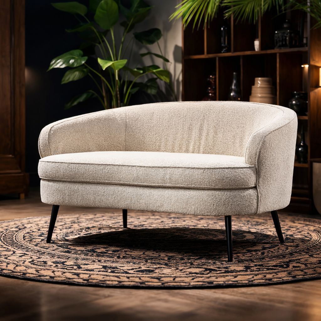 2-Zits Bank Anna - Bouclé Naturel