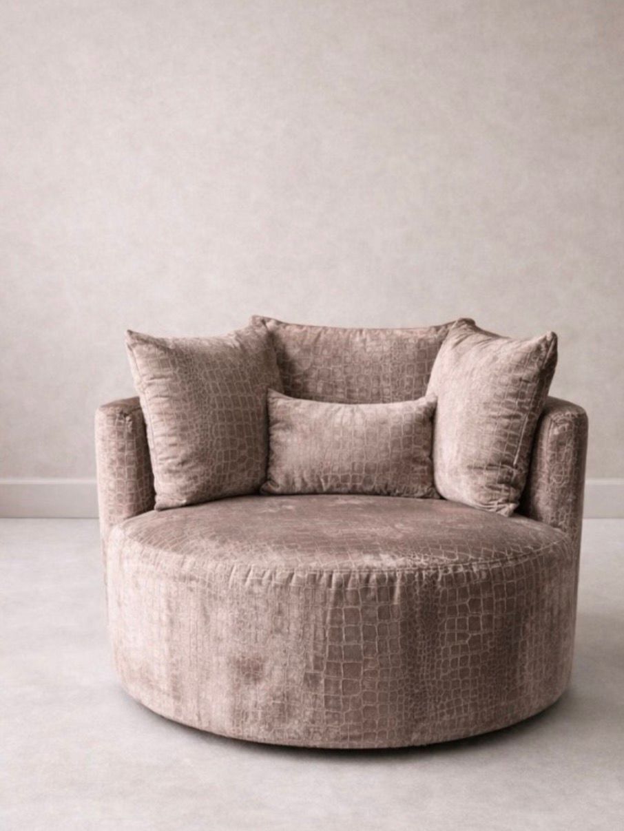 Roxy Fauteuil | Stof Croco / Kemer