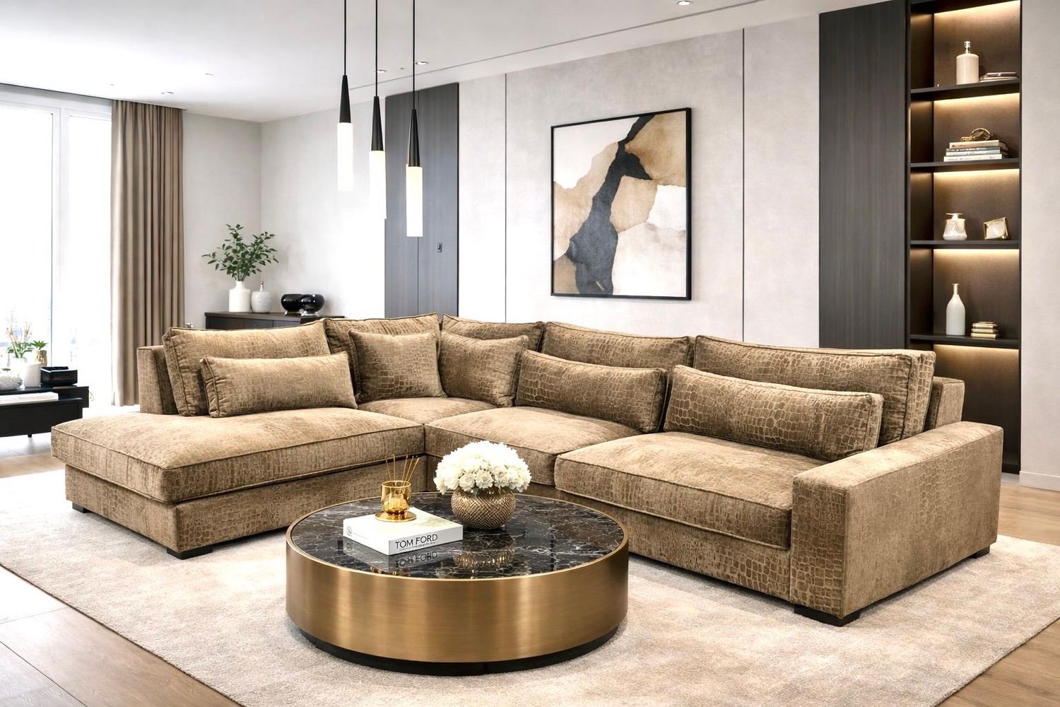 Claus Hoekbank | lounge links of rechts | diverse stoffen | Maatwerk