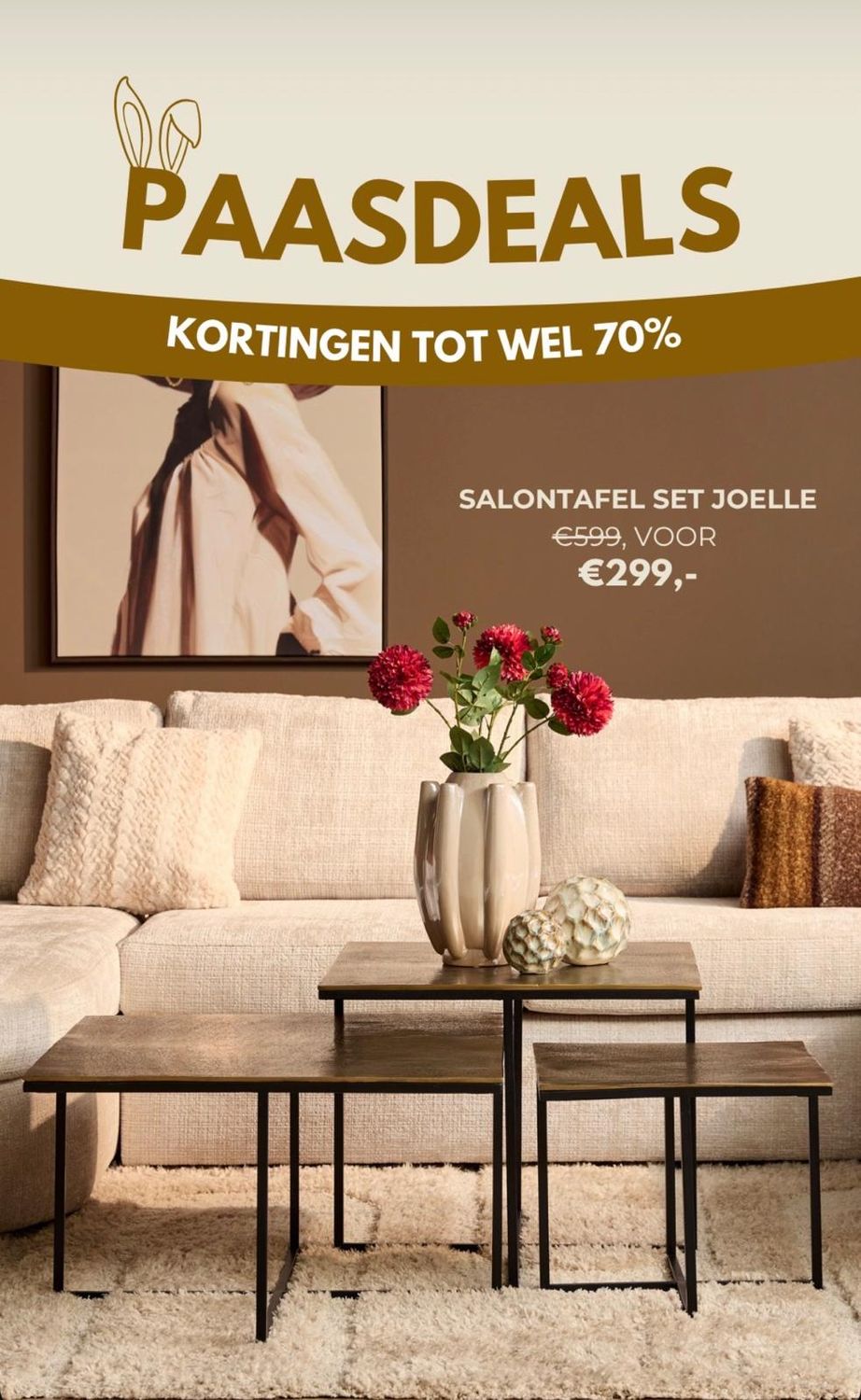 Salontafel Joelle | Set van 3
