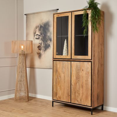 Vitrinekast RichWood | 100 cm Vitrinekast RichWood | 100 cm