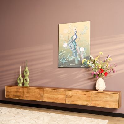 Zwevend tv meubel Vision Naturel | 280 cm