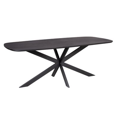 Eettafel Elegance Black | Deens ovaal | 240x110 cm