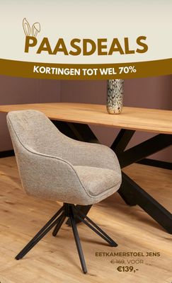 Eetkamerstoel Jens | Brown Eetkamerstoel Jens | Brown