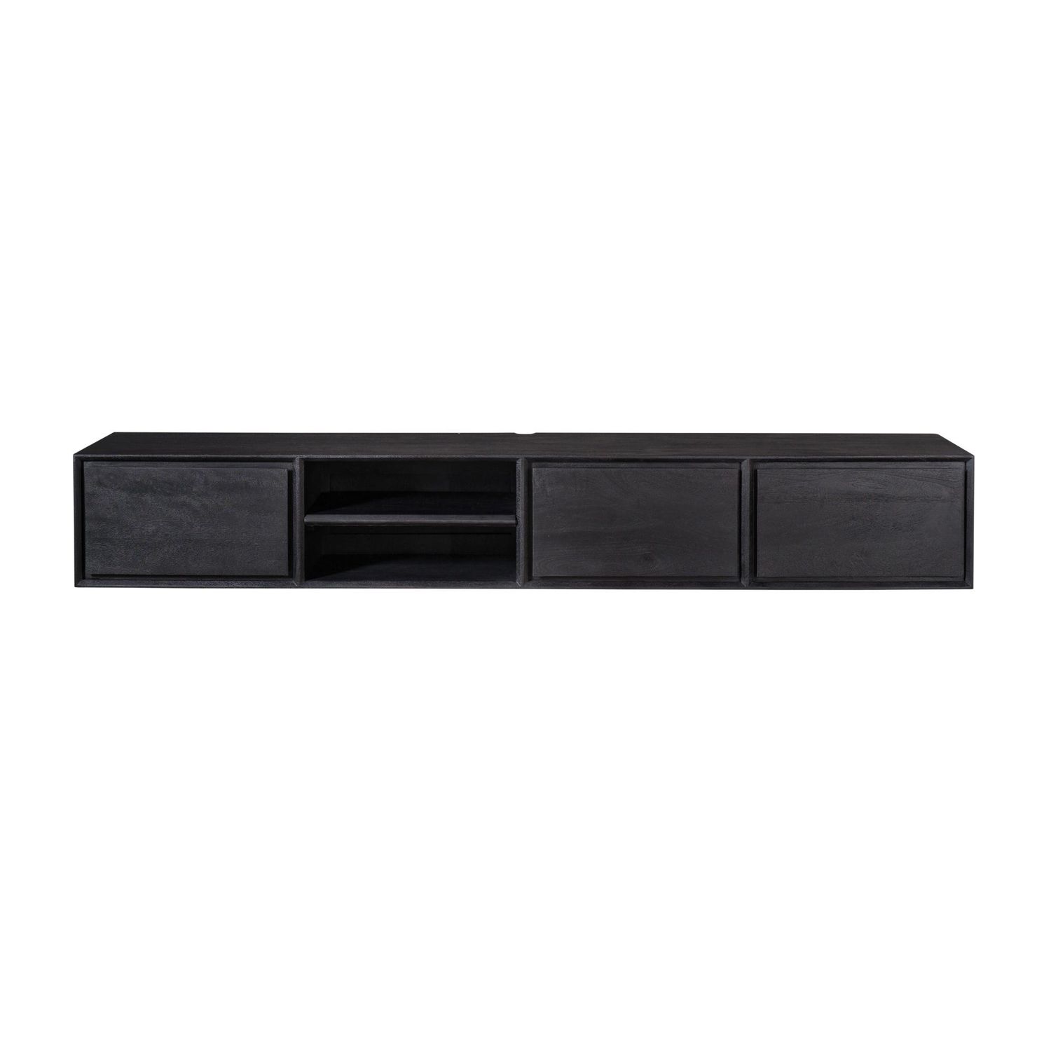 Zwevend tv meubel Ambiance Black | 200 cm