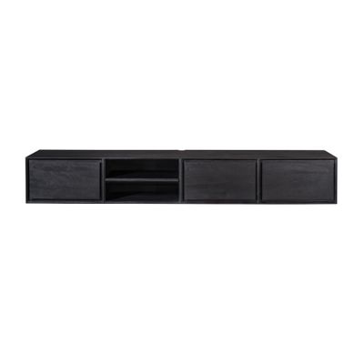 Zwevend tv meubel Ambiance Black | 200 cm