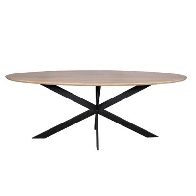 Eiken eettafel Ferris | Ovaal 180 cm | Naturel