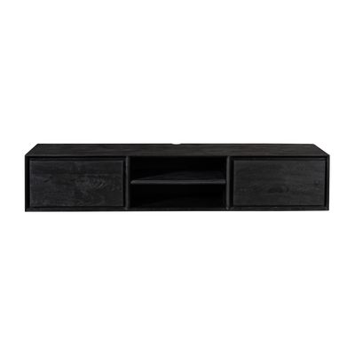 Zwevend tv meubel Ambiance Black | 160 cm