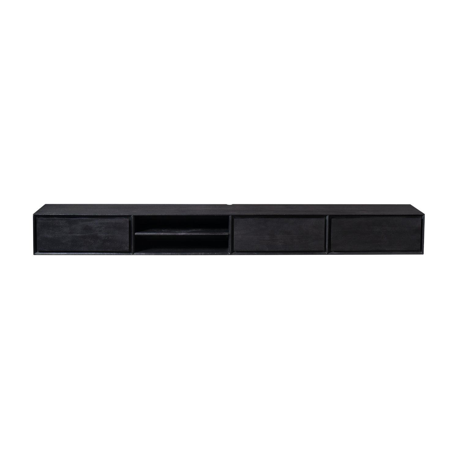 Zwevend tv meubel Ambiance Black | 240 cm