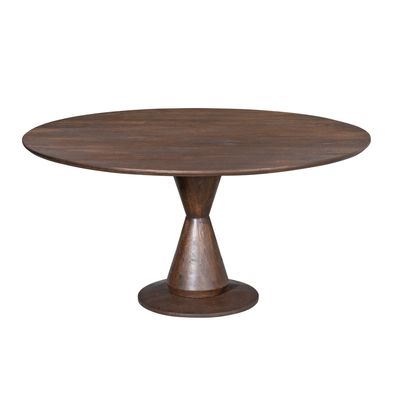 Eettafel Lima Brown | 130 cm | Rond Eettafel Lima Brown | 130 cm | Rond
