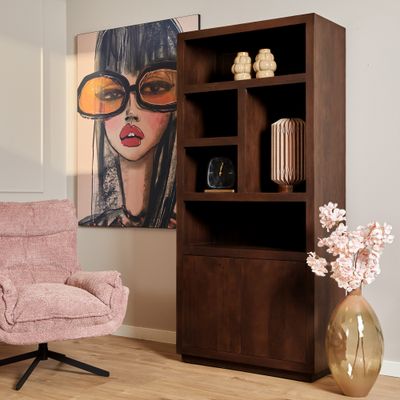 Vakkenkast Brussel Brown | 90 cm Vakkenkast Brussel Brown | 90 cm
