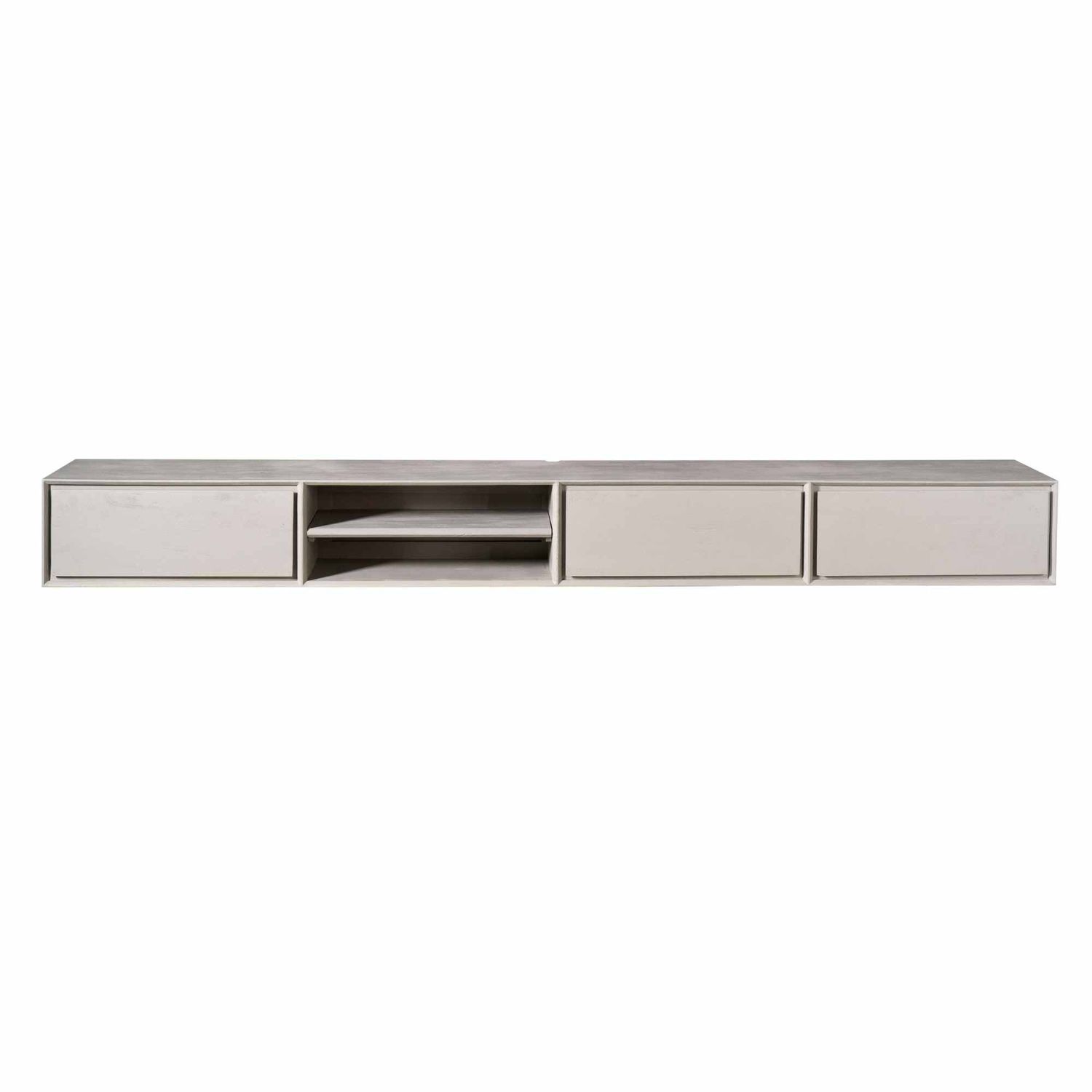 Zwevend tv meubel Ambiance Taupe | 240 cm