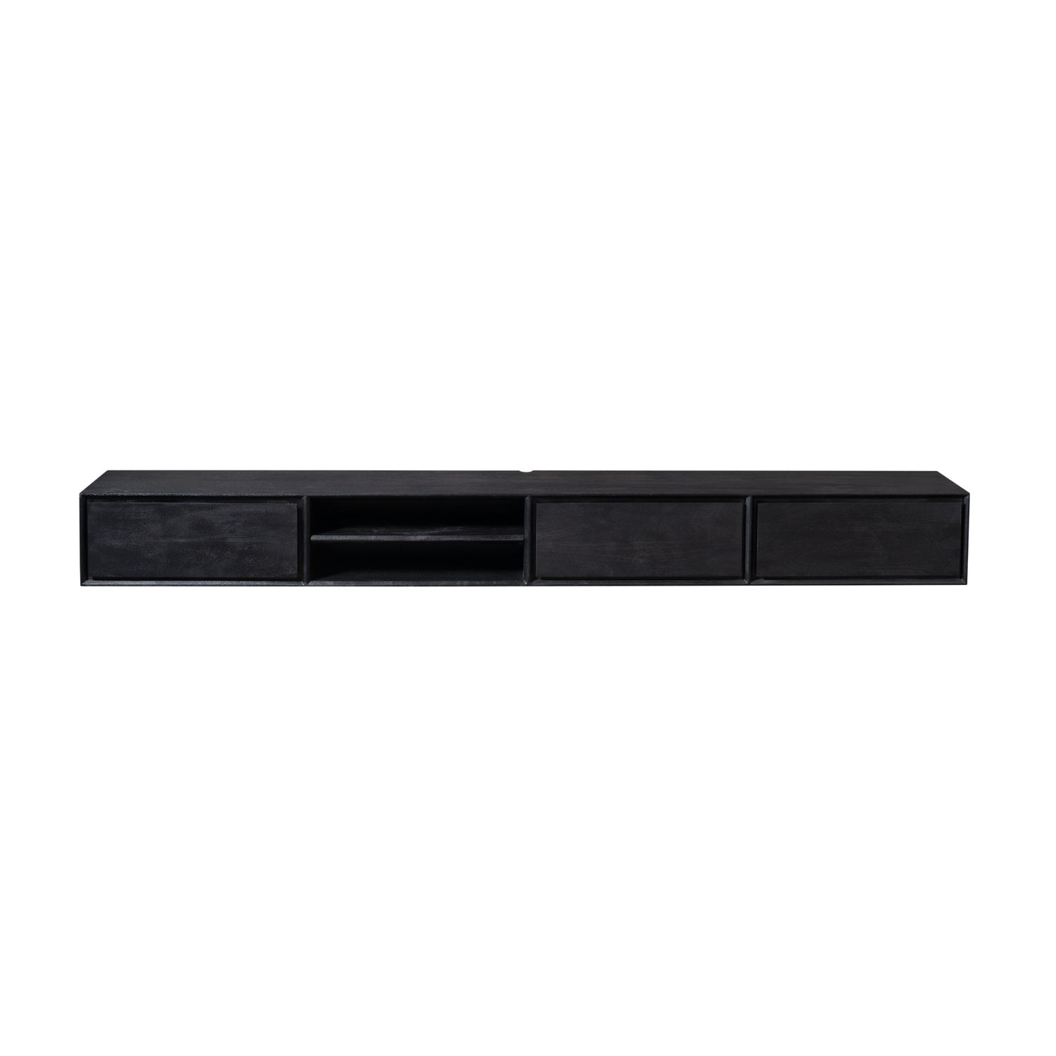 Zwevend tv meubel Ambiance Black | 280 cm