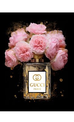 Glasschilderij 60 x 80 cm | Rose Gold Essence